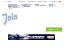 Tablet Screenshot of photojoiner.net